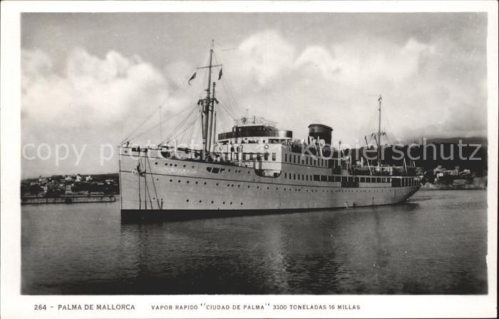 Dampfer Oceanliner Ciudad de Palma Palma de Mallorca