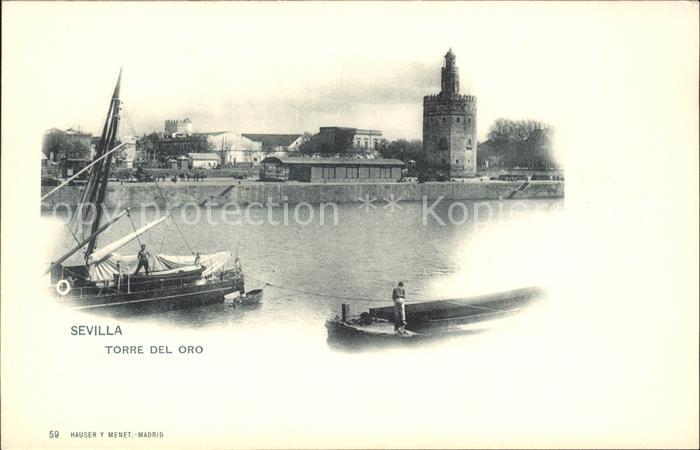 Verlag Hauser Y Menet Nr. 59 Sevilla Torre del Oro