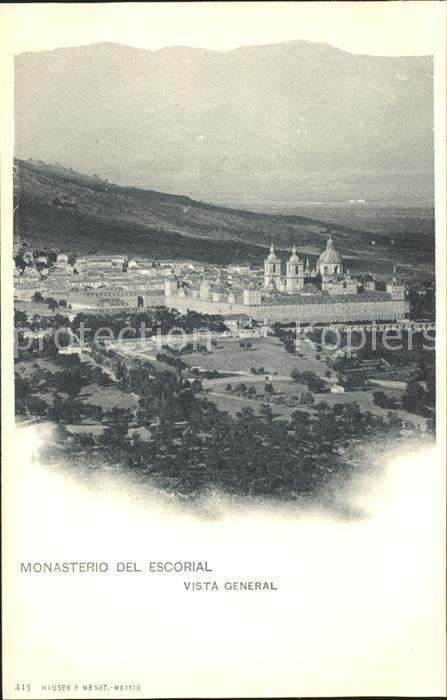 Verlag Hauser Y Menet Nr. 448 Monasterio del Escorial Vista General