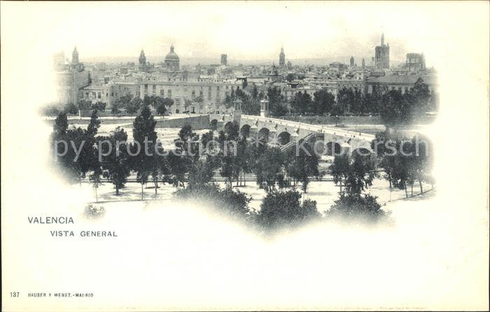 Verlag Hauser Y Menet Nr. 137 Valencia Vista General