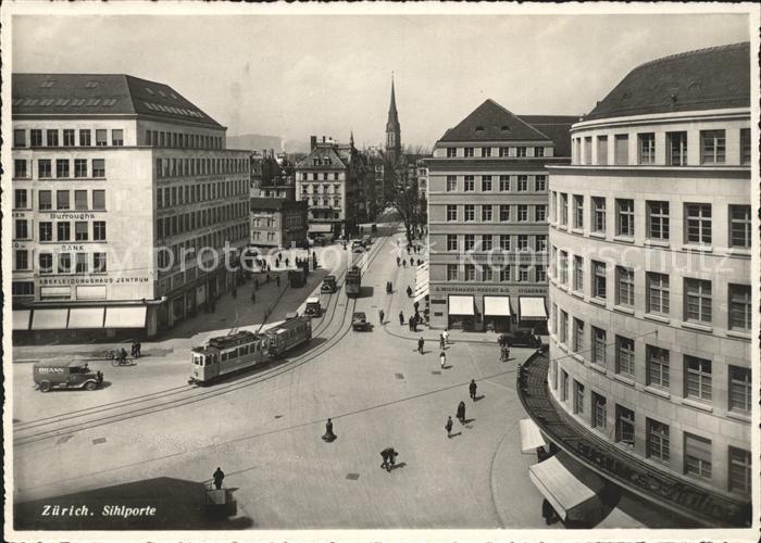 Strassenbahn Zuerich Sihlporte