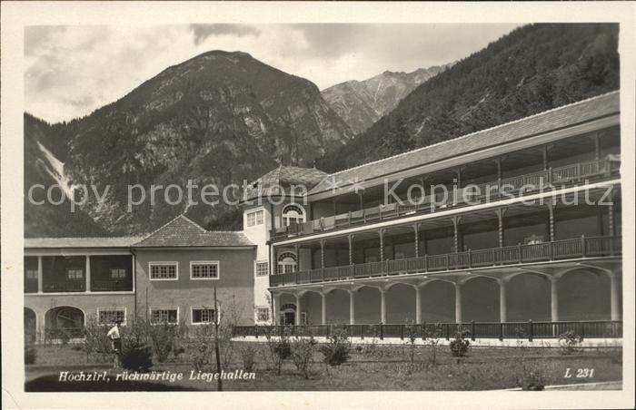 Hochzirl Zirl Sanatorium Hochzirl Liegehallen