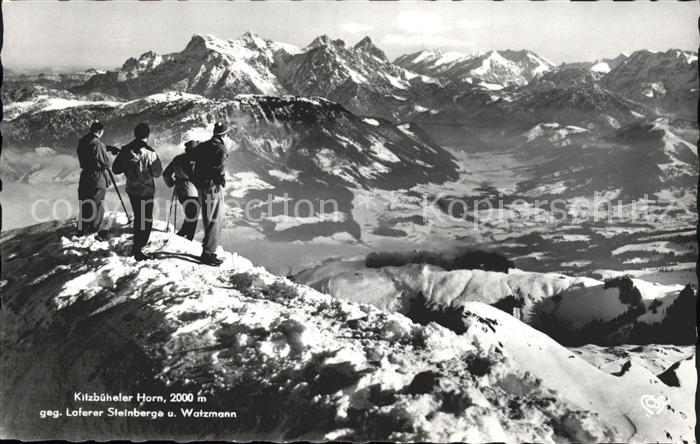 Kitzbuehel Tirol Kitzbueheler Horn Loferer Steinberge Watzmann