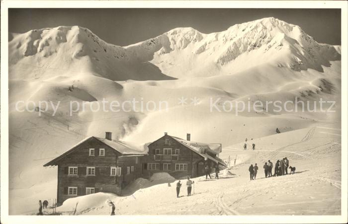 Schwarzwasserhuette Gruenhorn Kleinwalsertal