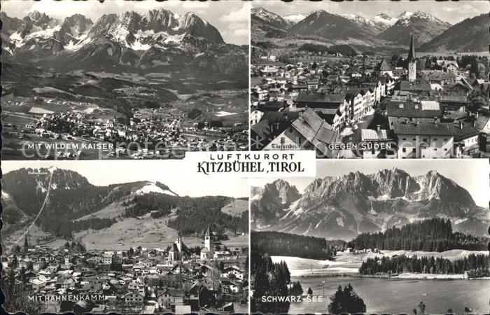 Kitzbuehel Tirol Wilder Kaiser Hahnenkamm Schwarz-See