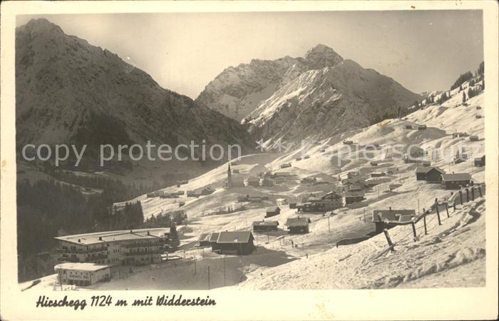 Hirschegg Kleinwalsertal Vorarlberg Widderstein