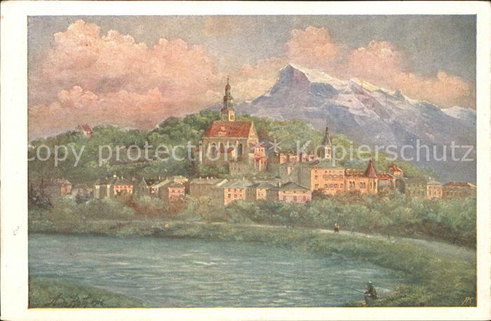 Muelln Salzburg Pfarrkirche Künstlerkarte Roth