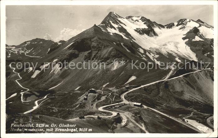 Grossglockner Hochalpenstrasse Fuschertörl Brennkogel
