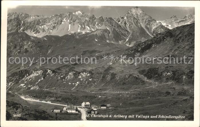 St Christoph Arlberg Tirol Valluga Schindlerspitze