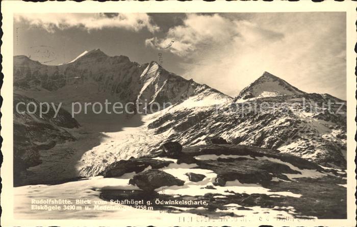 Rudolfshuette Weisssee Schafhuegel oedwinkelscharte Eiskoegele Medelzkogel