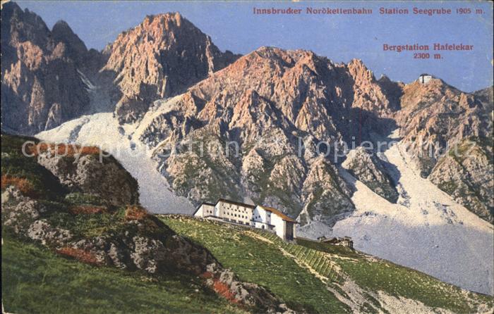 Nordkettenbahn Innsbruck Station Seegrube Bergstation Hafelekar