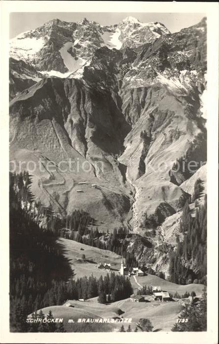 Schroecken Vorarlberg Braunarlspitze