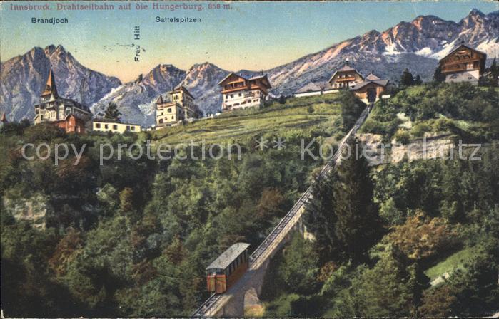 Innsbruck Zahnradbahn Hungerburg Sattelspitzen Br