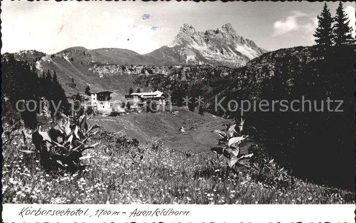 Schroecken Vorarlberg Koerberseehotel Auenfeldhorn
