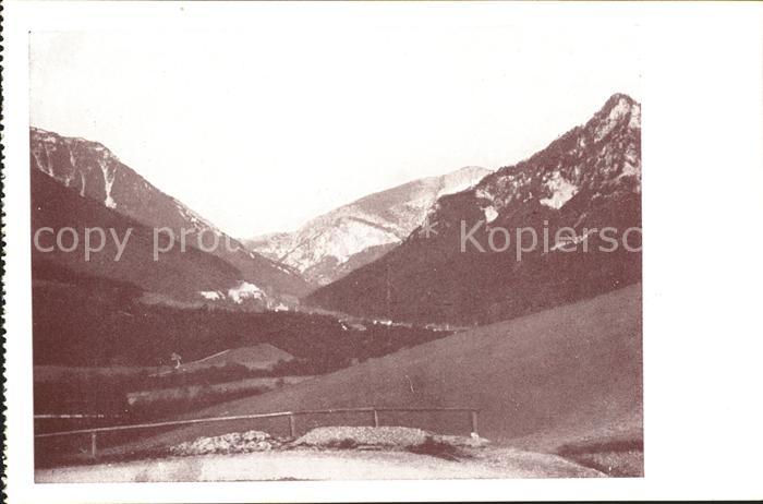 Hoellental Niederoesterreich Heimatkunde Verein fuer Landeskunde