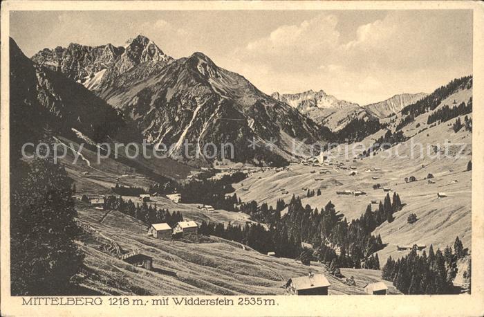 Mittelberg Vorarlberg Widderstein