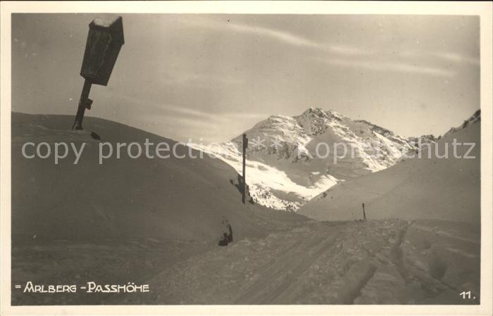 Arlberg Passhoehe