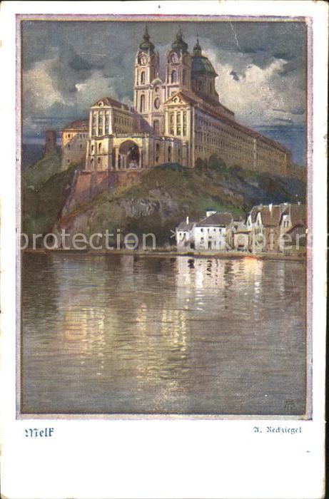 Melk Donau Kuenstlerkarte A. Reckziegel Nr. 163