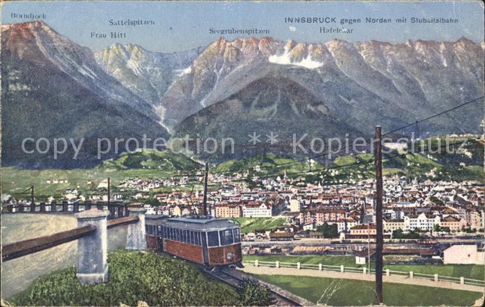 Innsbruck Stubaitalbahn Seegrubenspitzen Frau Hitt Hafelekar
