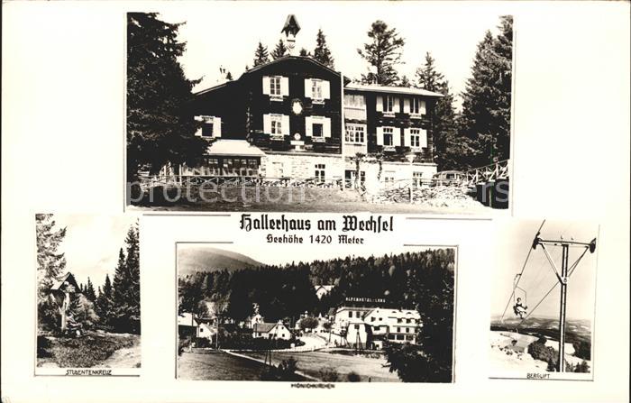 Hallerhaus Wechsel Alpenhotel Studentenkreuz Berglift