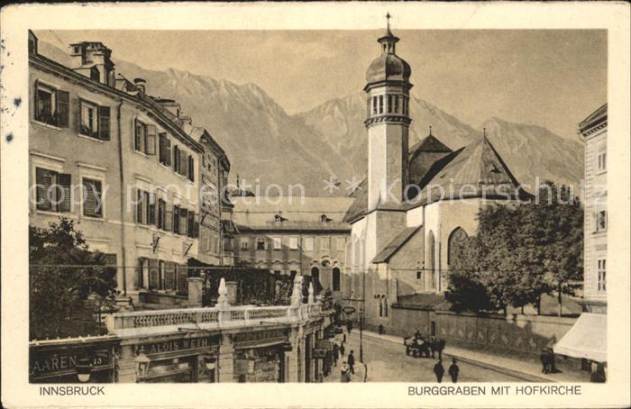 Innsbruck Burggraben Hofkirche