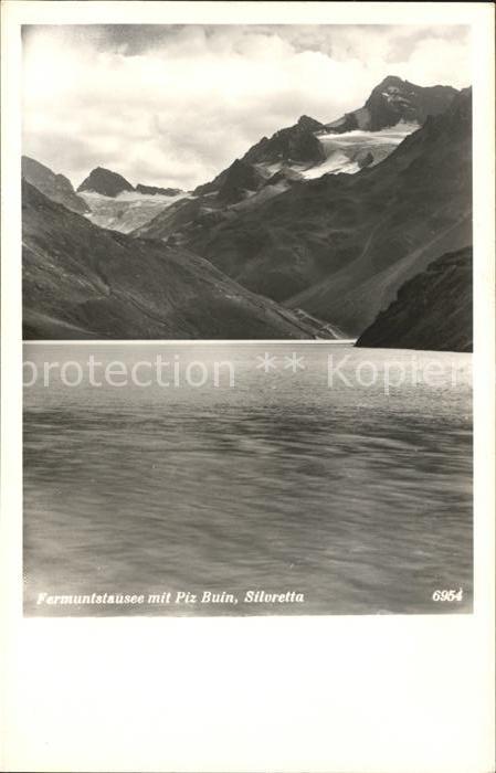Vermuntstausee Piz Buin Silvretta