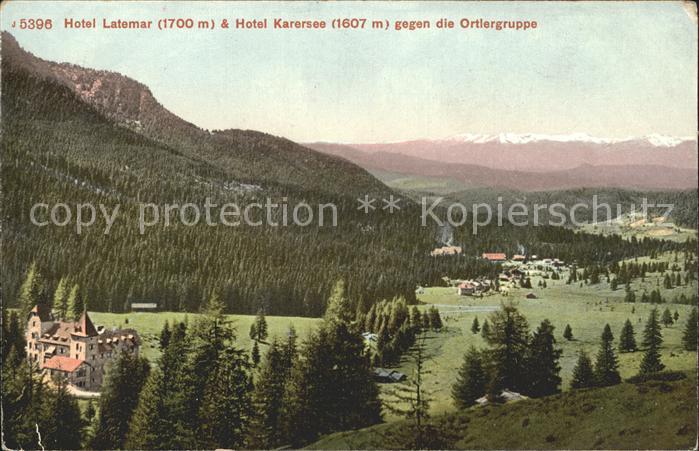 Latemar Hotel Latemar Hotel Karersee Ortlergrup