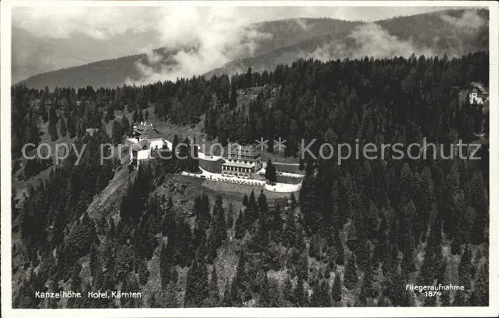 Kanzelhoehe Hotel Fliegeraufnahme