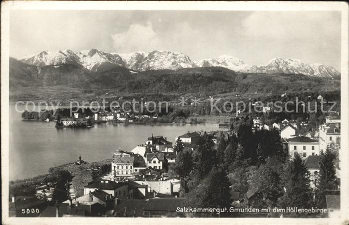Gmunden Salzkammergut Hoellengebirge