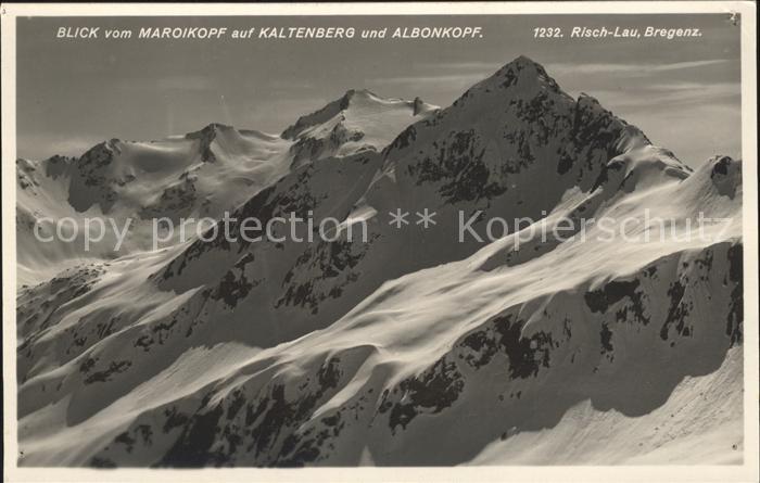 Kaltenberg Verwall Albonkopf Foto-Risch-Lau Nr. 1232