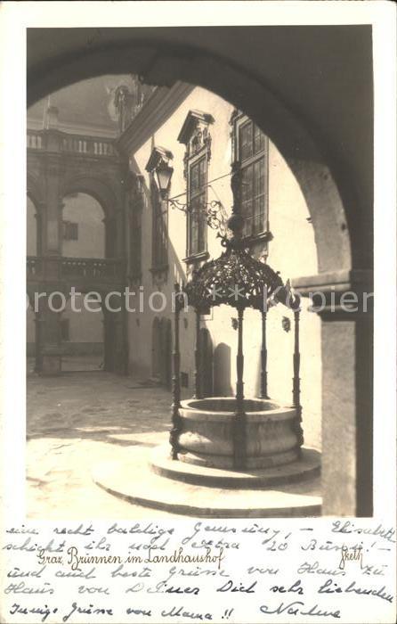 Graz Steiermark Brunnen Landhaushof