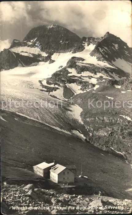 Wiesbadener Huette Piz Buin Silvretta