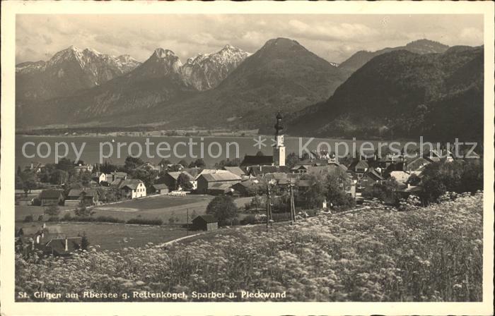 St Gilgen Salzkammergut Abersee Rettenkogel Sparber Pleckwand