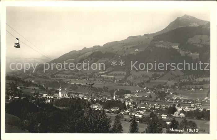Kitzbuehel Tirol Hahnenkamm Seilbahn Kitzbühelerhorn