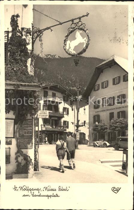 St Wolfgang Wolfgangsee Weisses Rössl Landungsplatz