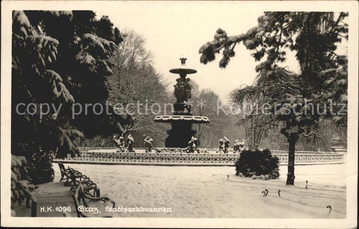 Graz Steiermark Stadtparkbrunnen
