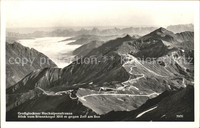 Grossglockner Hochalpenstrasse Blick Brennkogel Zell am See