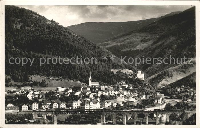 Landeck Tirol Ortsansicht Bruecke