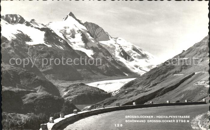 Grossglockner Hochalpenstrasse Schönwand