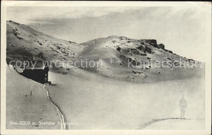 Rax Seehütte Raxolateau
