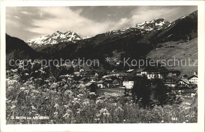 St Anton Arlberg Ortsansicht