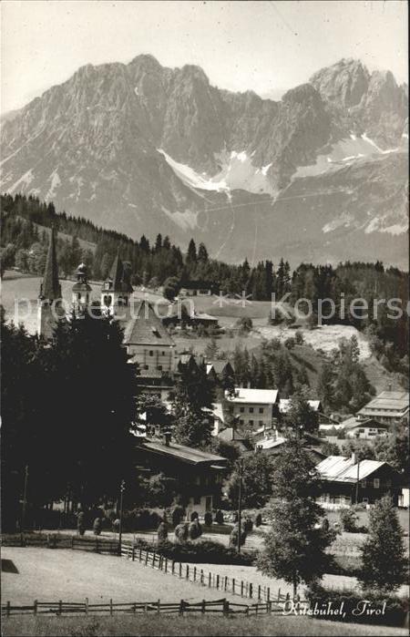 Kitzbuehel Tirol Ortsansicht