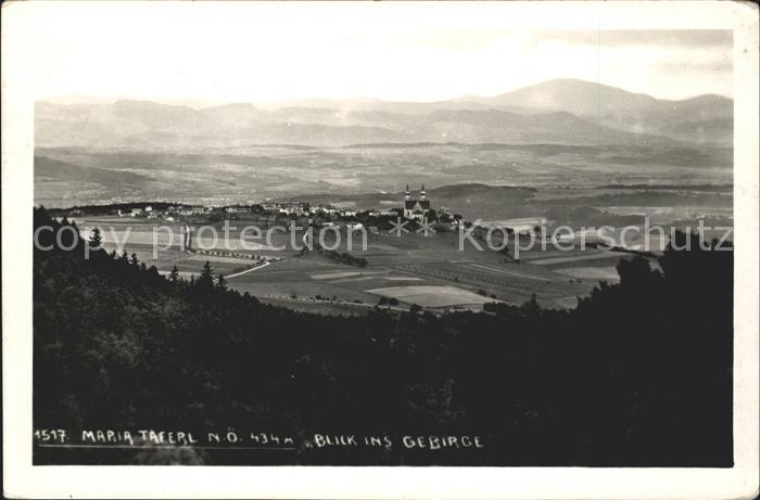 Maria Taferl Blick ins Gebirge