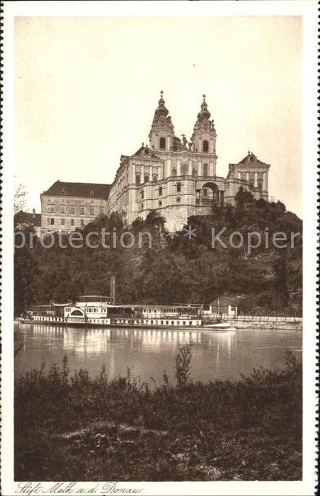 Melk Donau Stift Urate Babenbergerresidenz Dampfer