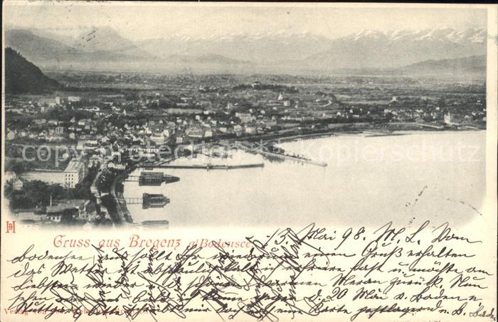 Bregenz Vorarlberg Ortsansicht