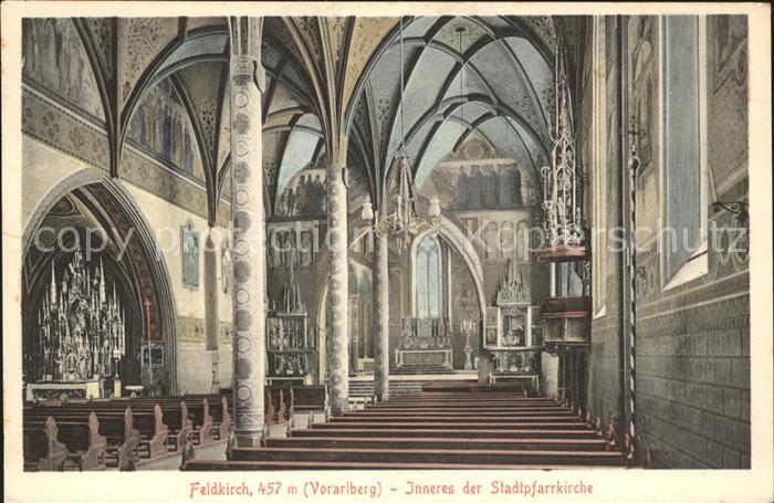 Feldkirch Vorarlberg Inneres Stadtpfarrkirche