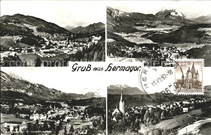Hermagor Kaernten Dobratsch Teilansichten