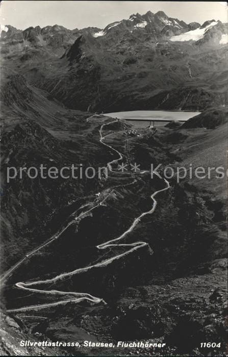 Silvretta-Hochalpenstrasse Stausee Fluchthoerner
