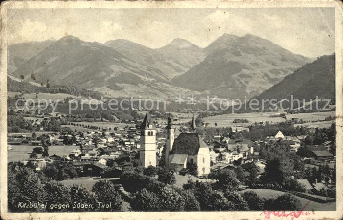 Kitzbuehel Tirol Ortsansicht