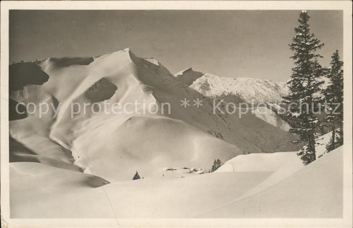 Kleinwalsertal Obere Zwerenalpe Kühgehrenspitze